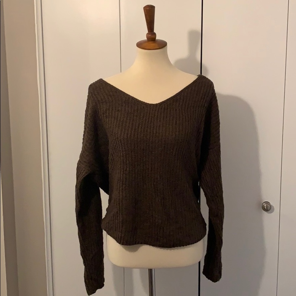 COPY - ASTR Sweater with Drop Back